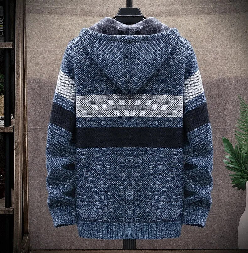 Striped Hooded Sweater